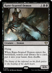 Rune-Scarred Demon [Commander Masters] | Gamers Paradise