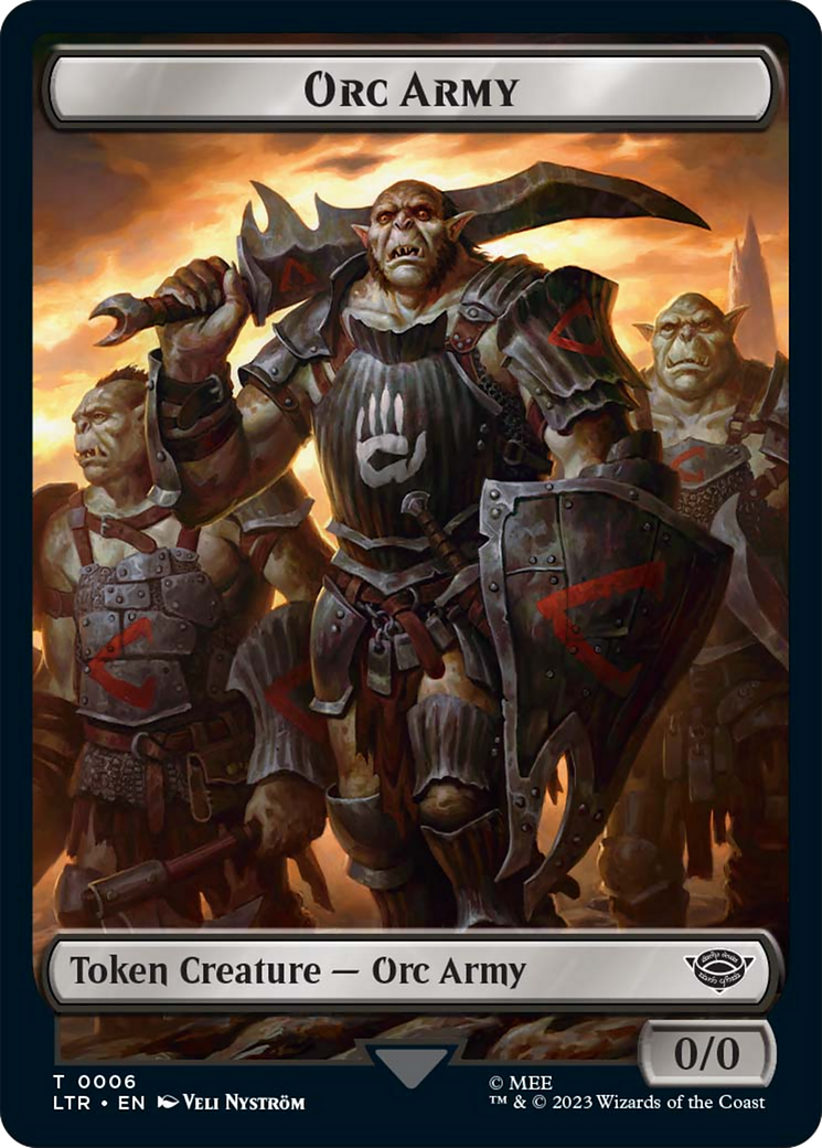 Food (09) // Orc Army (06) Double-Sided Token [The Lord of the Rings: Tales of Middle-Earth Tokens] | Gamers Paradise