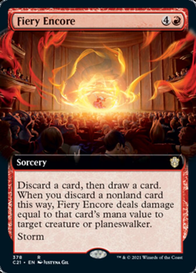 Fiery Encore (Extended Art) [Commander 2021] | Gamers Paradise