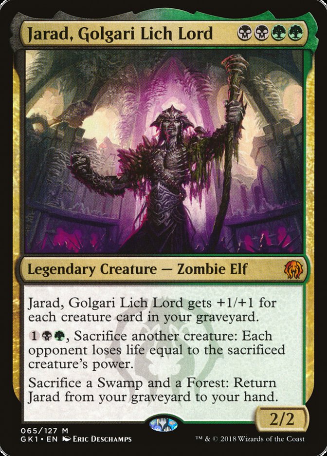 Jarad, Golgari Lich Lord [Guilds of Ravnica Guild Kit] | Gamers Paradise