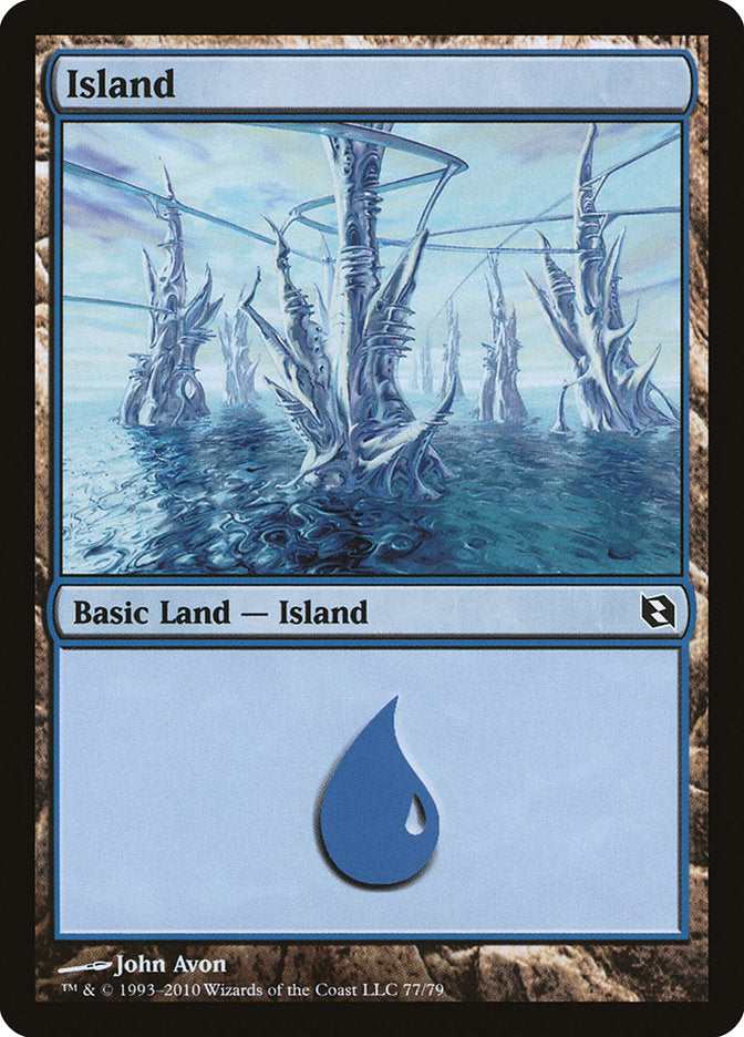 Island (77) [Duel Decks: Elspeth vs. Tezzeret] | Gamers Paradise
