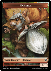 Hamster // City's Blessing Double-Sided Token [Bloomburrow Commander Tokens] | Gamers Paradise