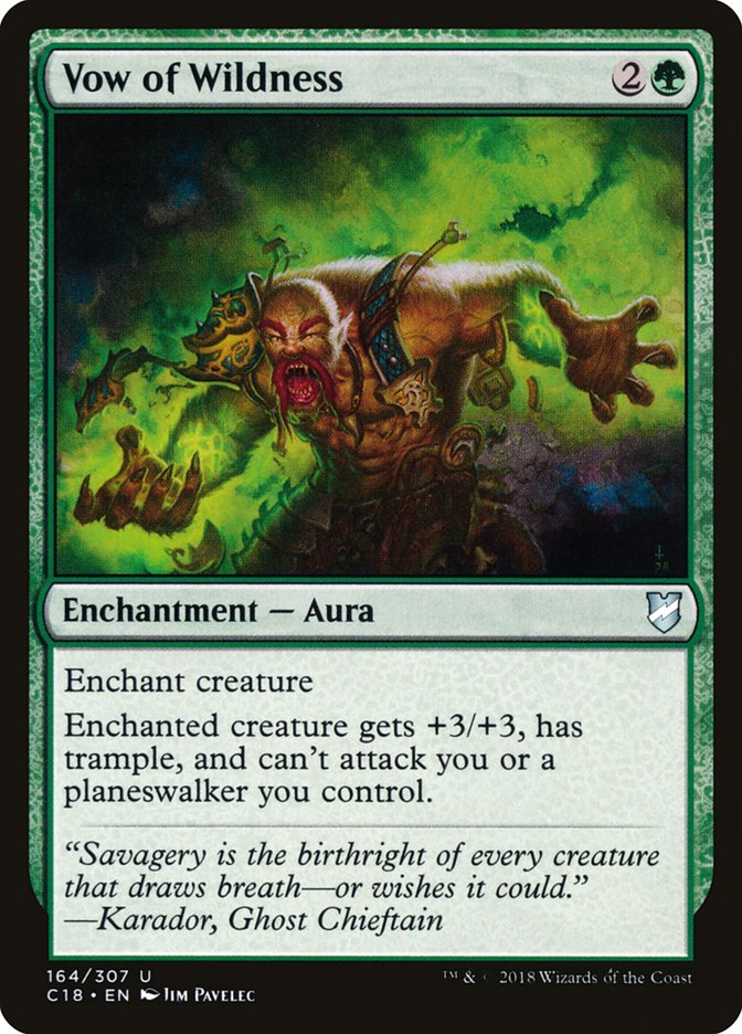 Vow of Wildness [Commander 2018] | Gamers Paradise