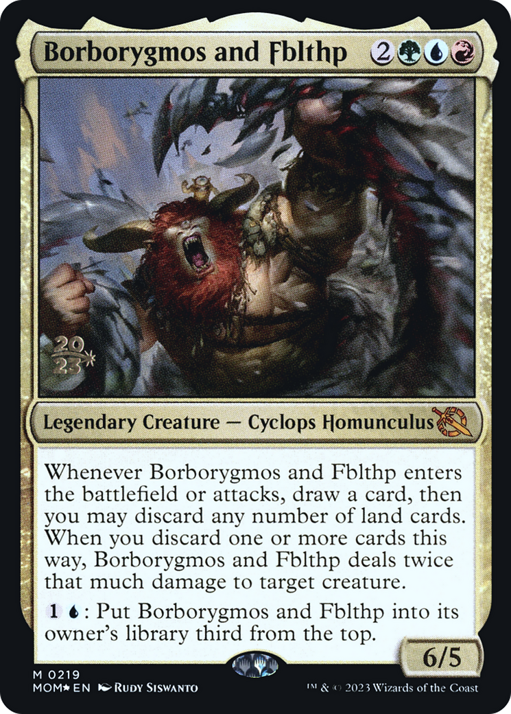 Borborygmos and Fblthp [March of the Machine Prerelease Promos] | Gamers Paradise