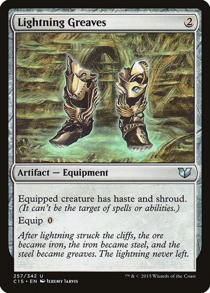 Lightning Greaves [Commander 2015] | Gamers Paradise