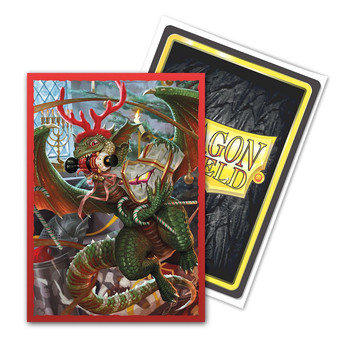 Dragon Shield: Standard 100ct Brushed Art Sleeves - Christmas Dragon (2020) | Gamers Paradise