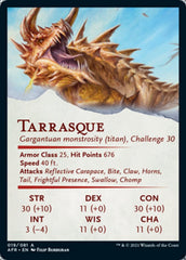 Tarrasque Art Card [Dungeons & Dragons: Adventures in the Forgotten Realms Art Series] | Gamers Paradise