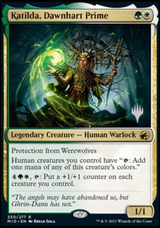 Katilda, Dawnhart Prime (Promo Pack) [Innistrad: Midnight Hunt Promos] | Gamers Paradise