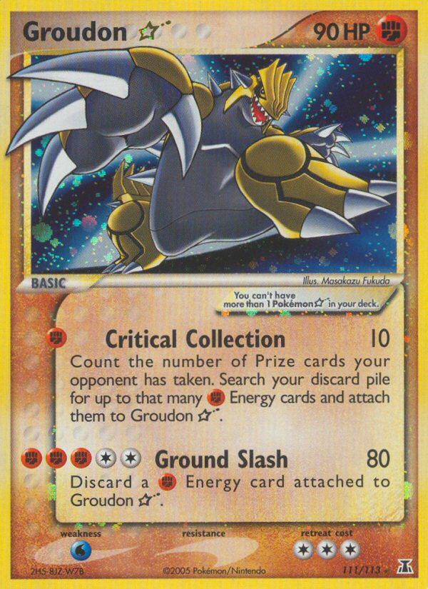 Groudon Star (111/113) [EX: Delta Species] | Gamers Paradise