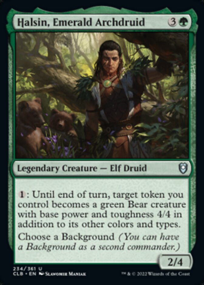 Halsin, Emerald Archdruid [Commander Legends: Battle for Baldur's Gate] | Gamers Paradise
