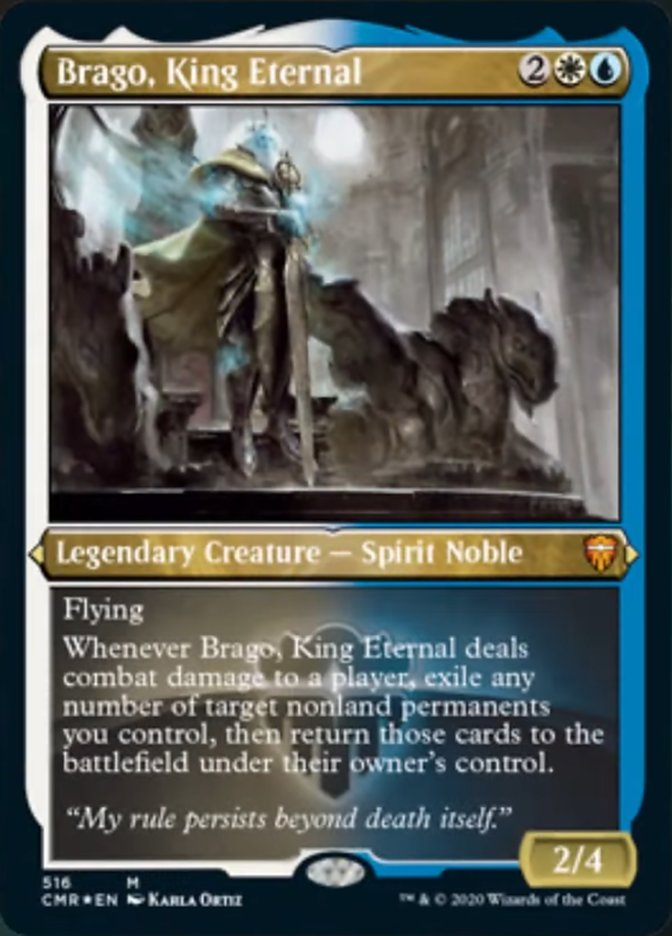 Brago, King Eternal (Etched) [Commander Legends] | Gamers Paradise