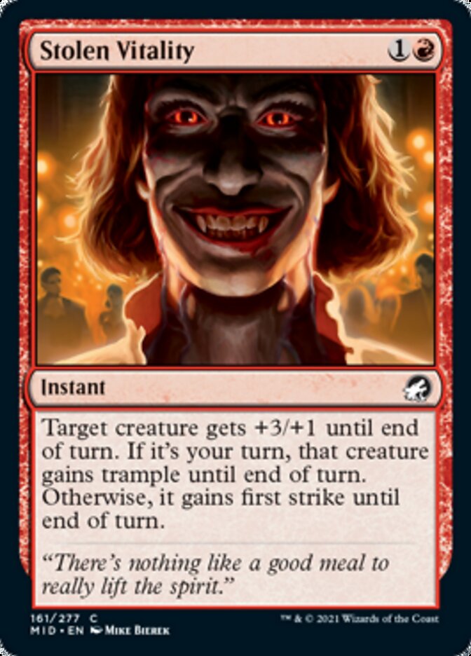 Stolen Vitality [Innistrad: Midnight Hunt] | Gamers Paradise