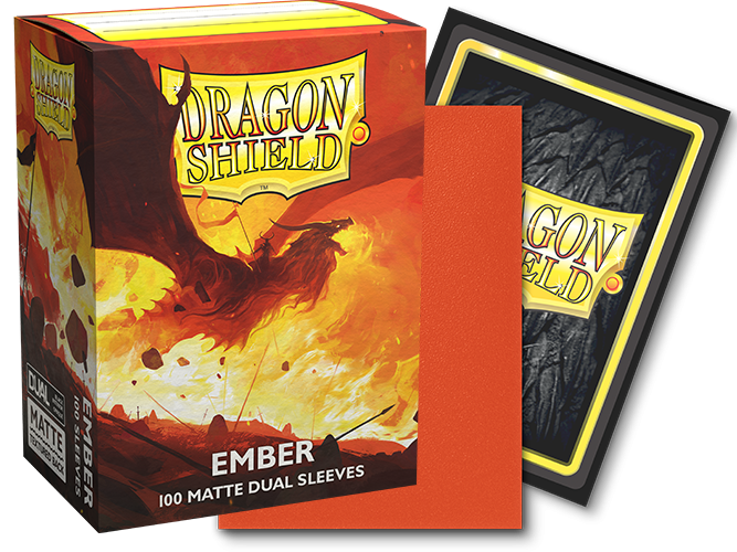 Dragon Shield: Standard 100ct Sleeves - Ember (Dual Matte) | Gamers Paradise