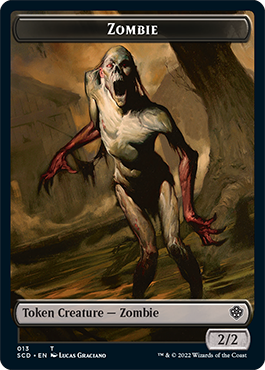 Zombie // Zombie Army Double-Sided Token [Starter Commander Decks] | Gamers Paradise