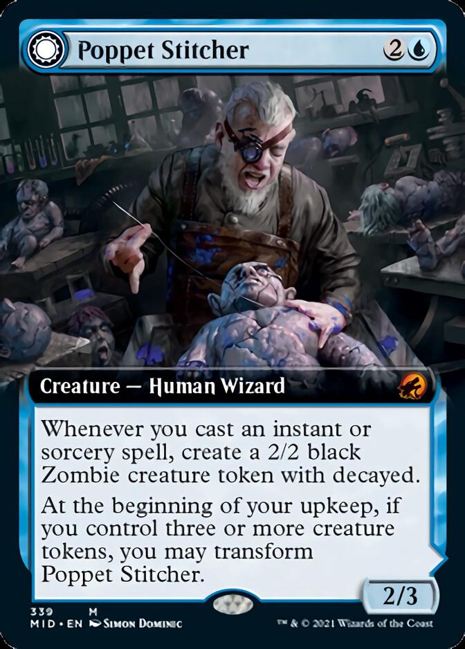 Poppet Stitcher // Poppet Factory (Extended Art) [Innistrad: Midnight Hunt] | Gamers Paradise