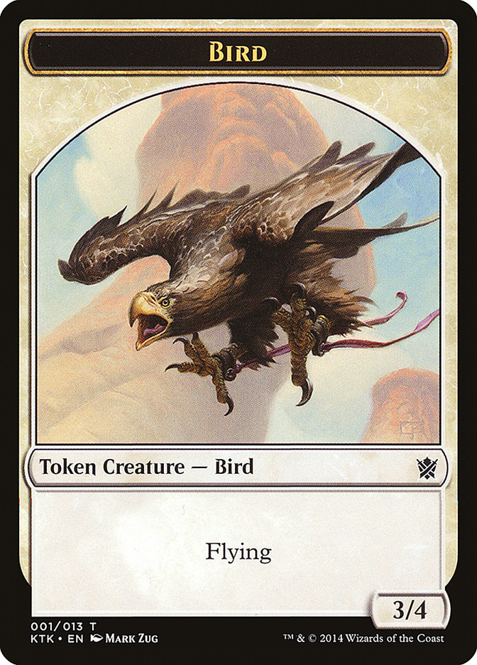 Bird Token [Khans of Tarkir Tokens] | Gamers Paradise