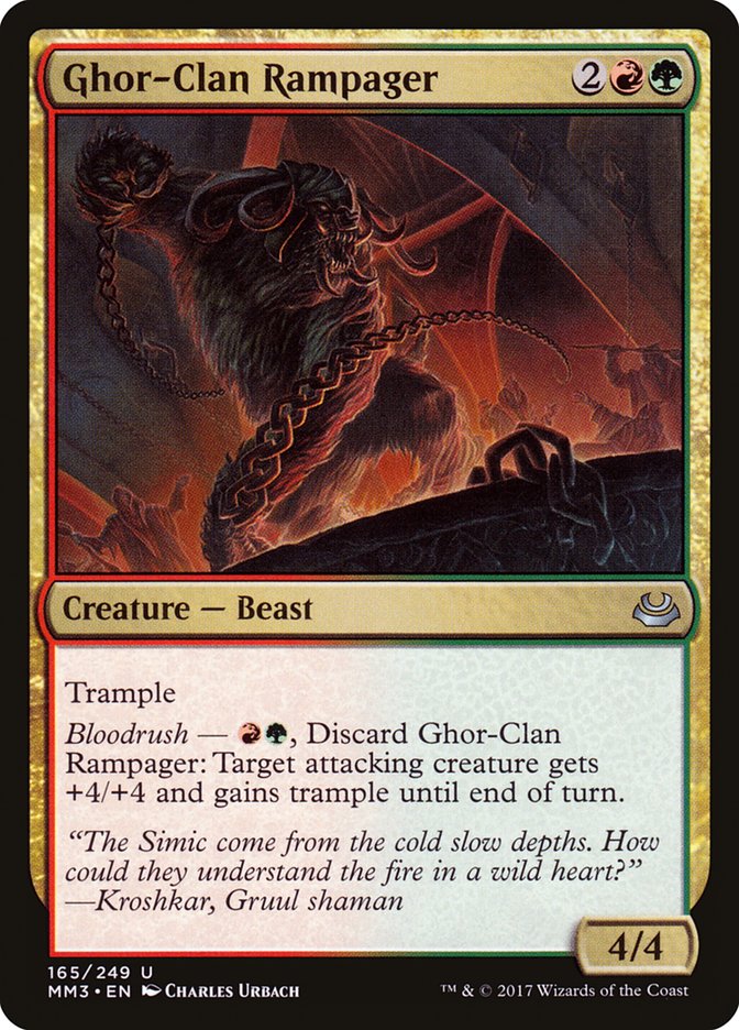 Ghor-Clan Rampager [Modern Masters 2017] | Gamers Paradise