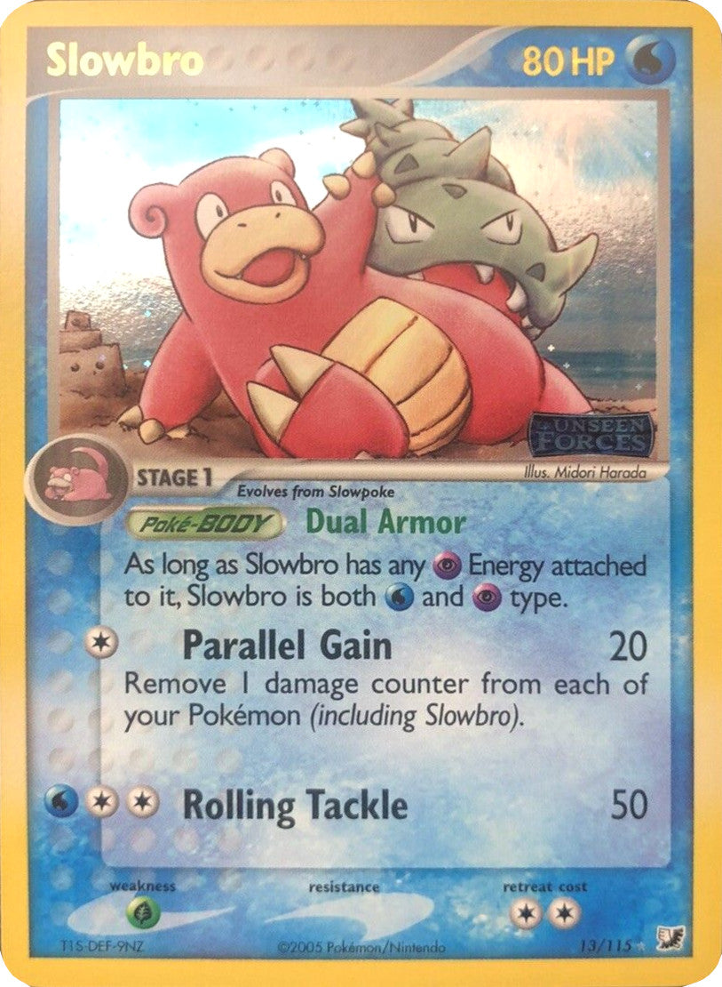 Slowbro (13/115) (Stamped) [EX: Unseen Forces] | Gamers Paradise