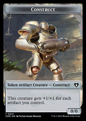 Elemental (0026) // Construct (0041) Double-Sided Token [Commander Masters Tokens] | Gamers Paradise