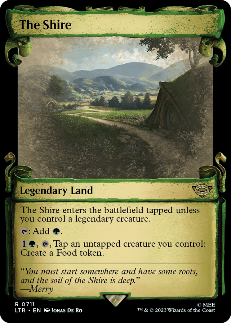 The Shire [The Lord of the Rings: Tales of Middle-Earth Showcase Scrolls] | Gamers Paradise
