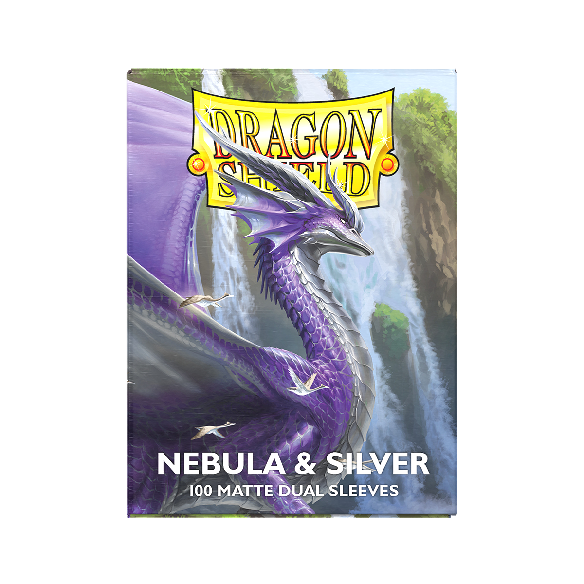 Dragon Shield: Standard 100ct Sleeves - Nebula & Silver (Dual Matte) | Gamers Paradise
