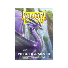 Dragon Shield: Standard 100ct Sleeves - Nebula & Silver (Dual Matte) | Gamers Paradise
