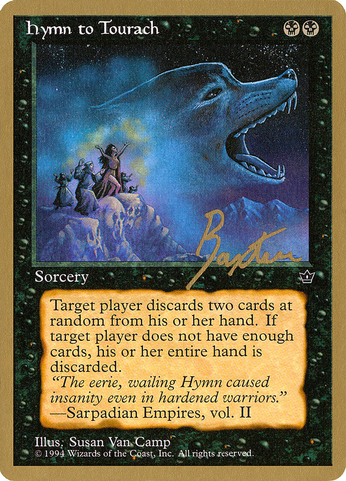 Hymn to Tourach (Wolf) (George Baxter) [Pro Tour Collector Set] | Gamers Paradise