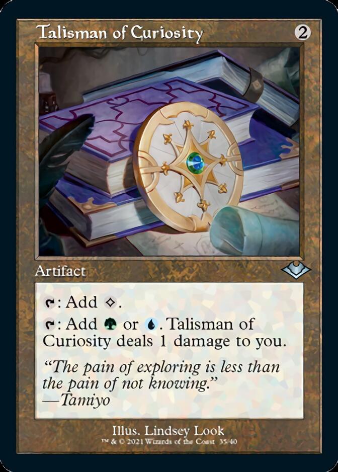 Talisman of Curiosity (Retro Foil Etched) [Modern Horizons 2] | Gamers Paradise