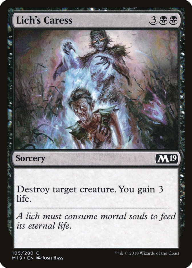 Lich's Caress [Core Set 2019] | Gamers Paradise