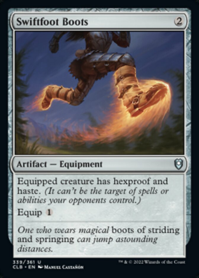 Swiftfoot Boots [Commander Legends: Battle for Baldur's Gate] | Gamers Paradise