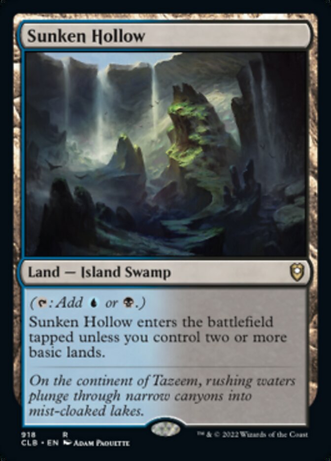 Sunken Hollow [Commander Legends: Battle for Baldur's Gate] | Gamers Paradise