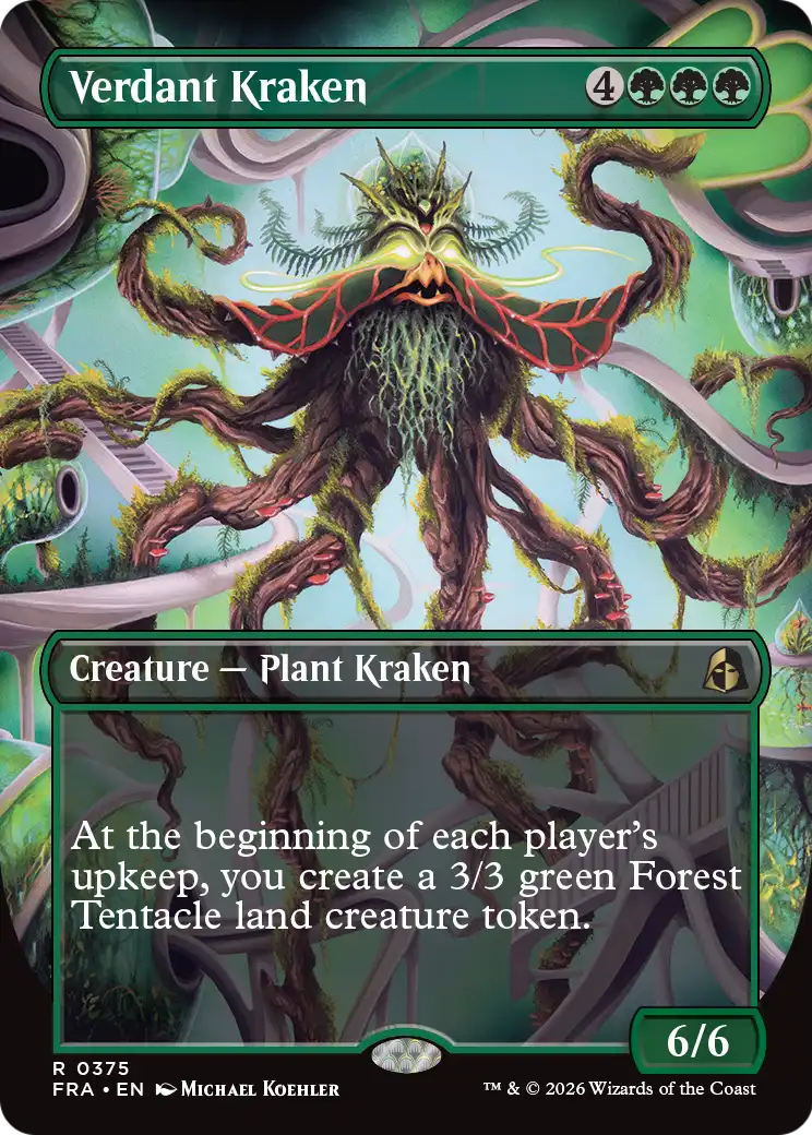 Verdant Kraken (Borderless) [Reality Fracture] | Gamers Paradise