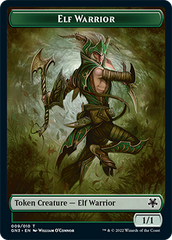 Bird Illusion // Elf Warrior Double-Sided Token [Game Night: Free-for-All Tokens] | Gamers Paradise