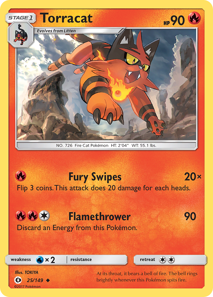 Torracat (25/149) [Sun & Moon: Base Set] | Gamers Paradise