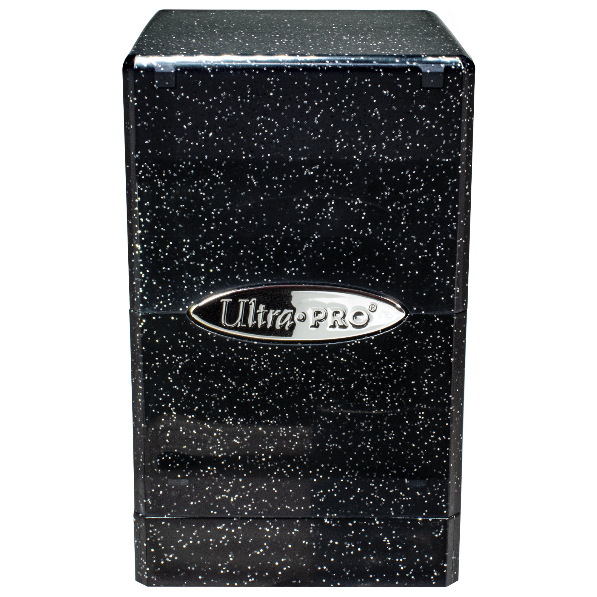 Ultra PRO: Satin Tower - Glitter Black | Gamers Paradise