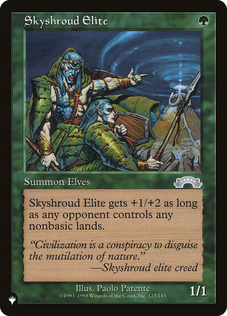 Skyshroud Elite [The List Reprints] | Gamers Paradise