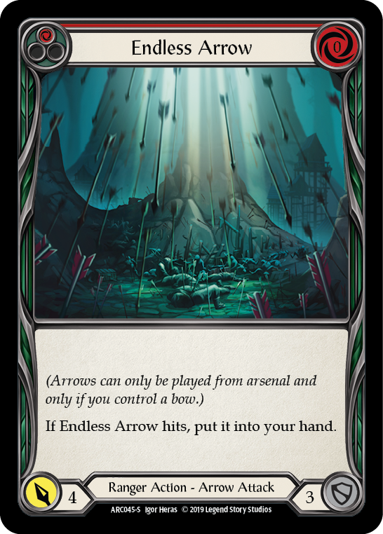 Endless Arrow [ARC045-S] (Arcane Rising)  1st Edition Rainbow Foil | Gamers Paradise