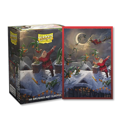 Dragon Shield: Standard 100ct Brushed Art Sleeves - Christmas (2023) | Gamers Paradise