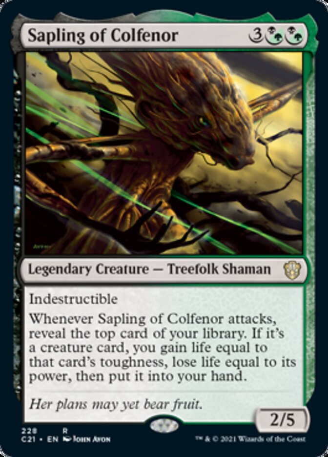 Sapling of Colfenor [Commander 2021] | Gamers Paradise