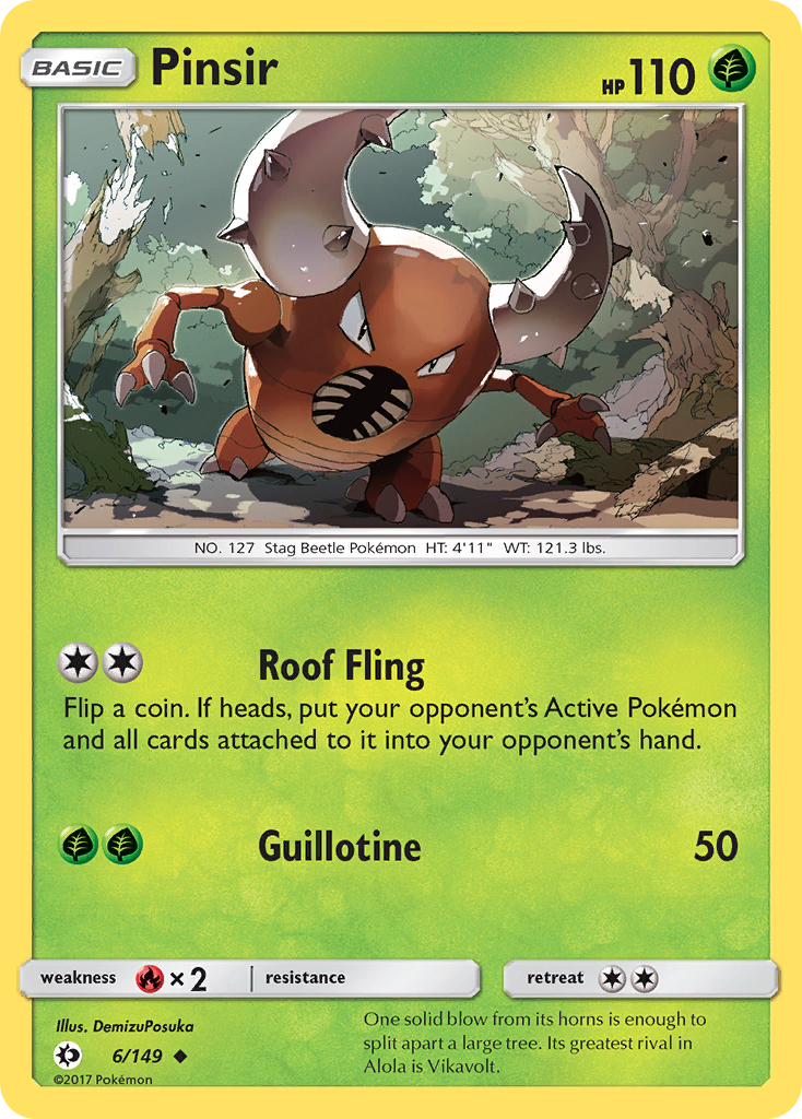 Pinsir (6/149) [Sun & Moon: Base Set] | Gamers Paradise