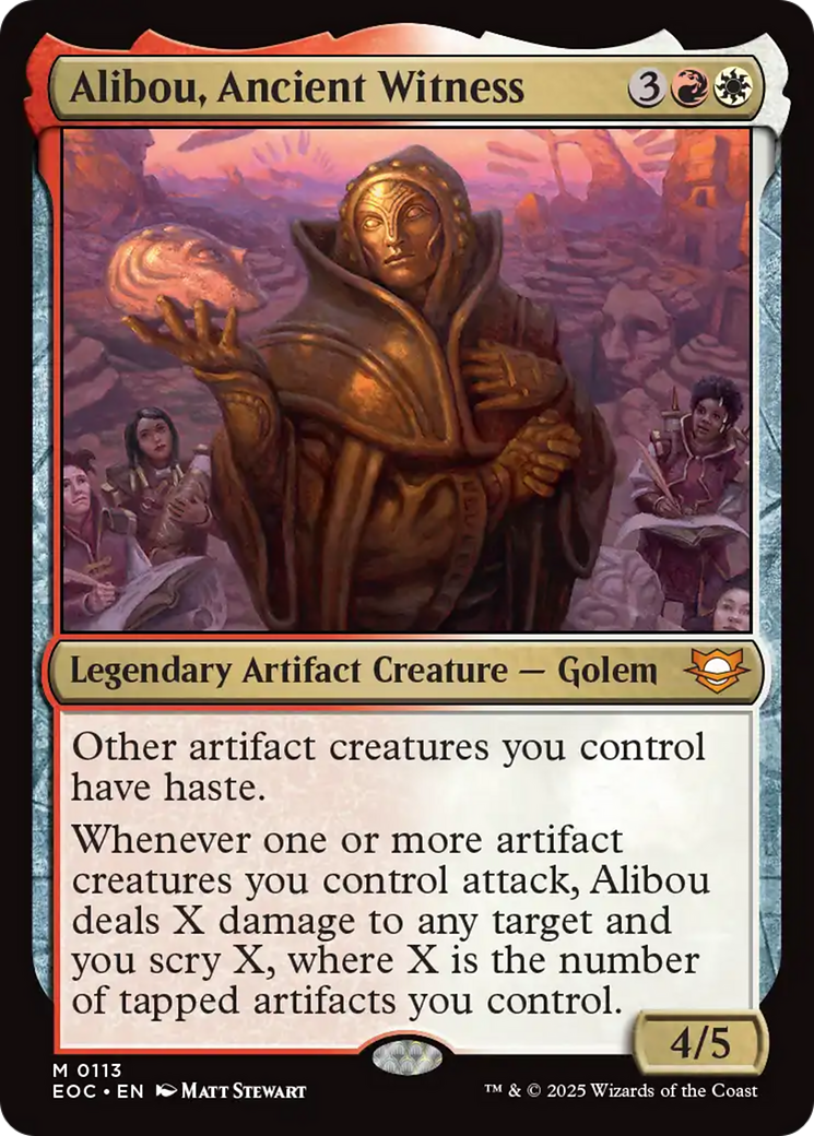 Alibou, Ancient Witness [Edge of Eternities Commander] | Gamers Paradise