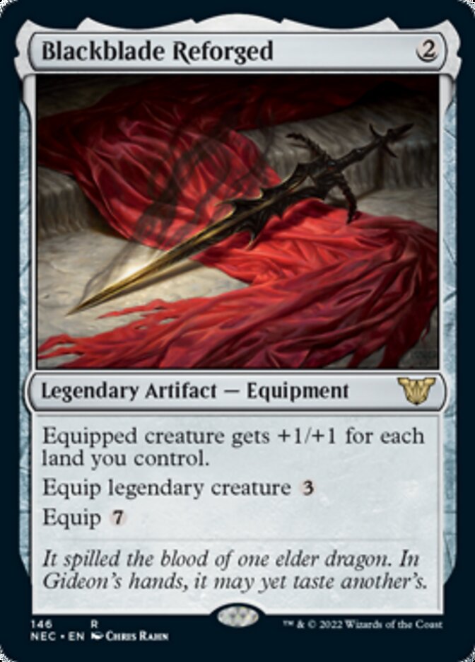 Blackblade Reforged [Kamigawa: Neon Dynasty Commander] | Gamers Paradise