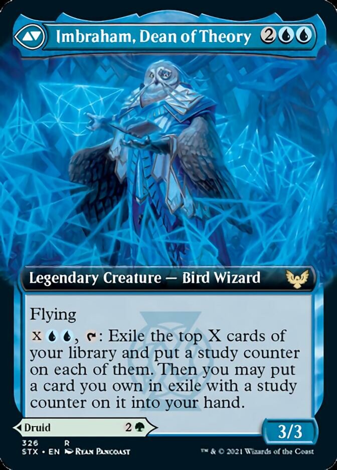 Kianne, Dean of Substance // Imbraham, Dean of Theory (Extended Art) [Strixhaven: School of Mages] | Gamers Paradise