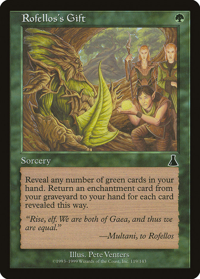 Rofellos's Gift [Urza's Destiny] | Gamers Paradise
