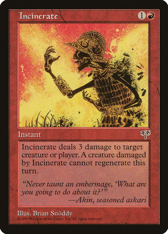 Incinerate [Mirage] | Gamers Paradise