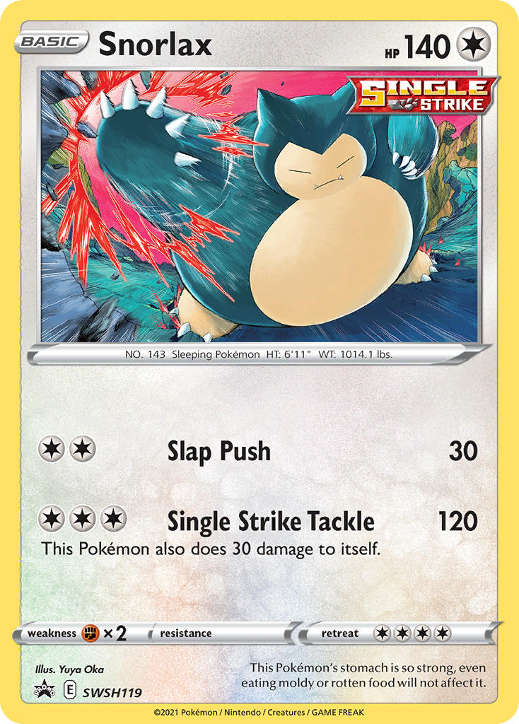 Snorlax (SWSH119) [Sword & Shield: Black Star Promos] | Gamers Paradise