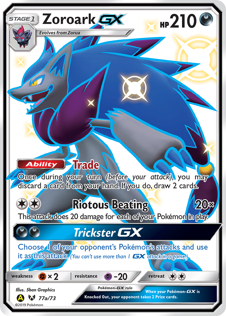 Zoroark GX (77a/73) [Alternate Art Promos] | Gamers Paradise