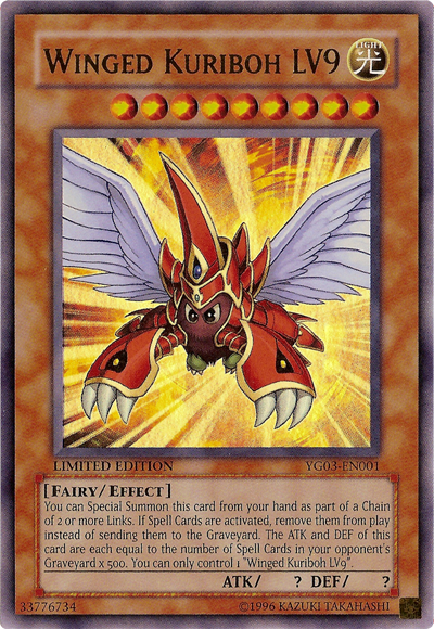 Winged Kuriboh LV9 [YG03-EN001] Ultra Rare | Gamers Paradise