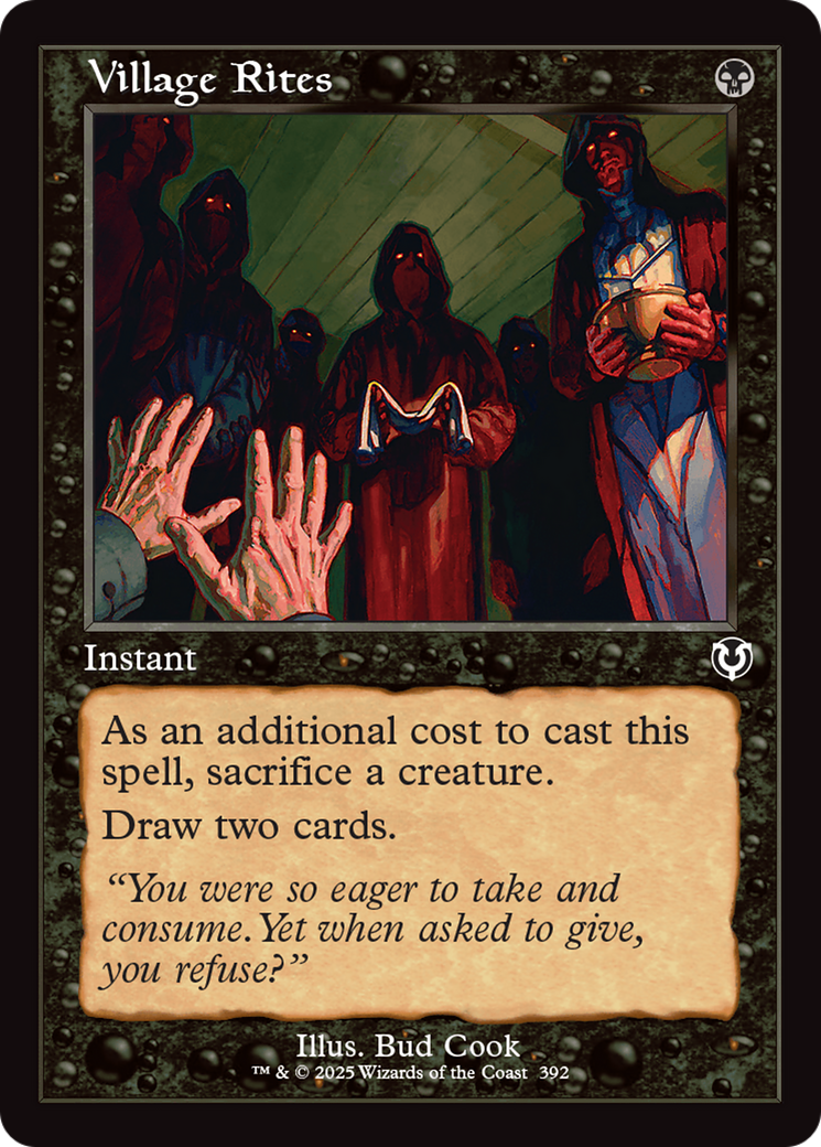 Village Rites (Retro Frame) [Innistrad Remastered] | Gamers Paradise