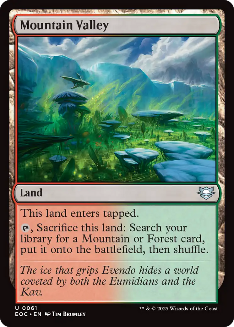 Mountain Valley [Edge of Eternities Commander] | Gamers Paradise